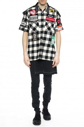 Asymmetrical checked shirt, zdjęcie 2 Asymmetrical checked shirt od Mihara Yasuhiro